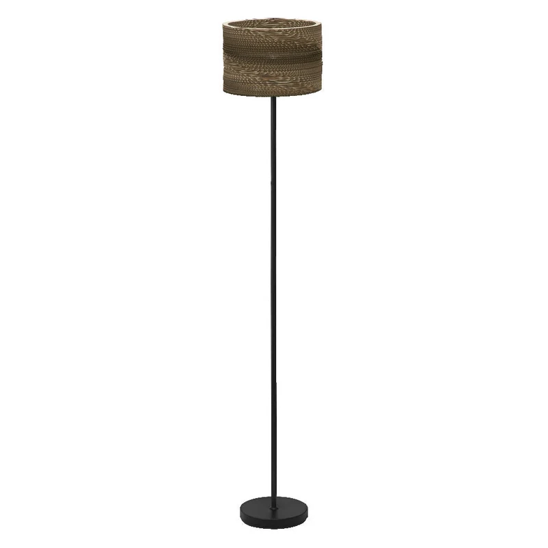 OSRAM DECOR Lampadaire Decor Cylindre en carton marron, E27
