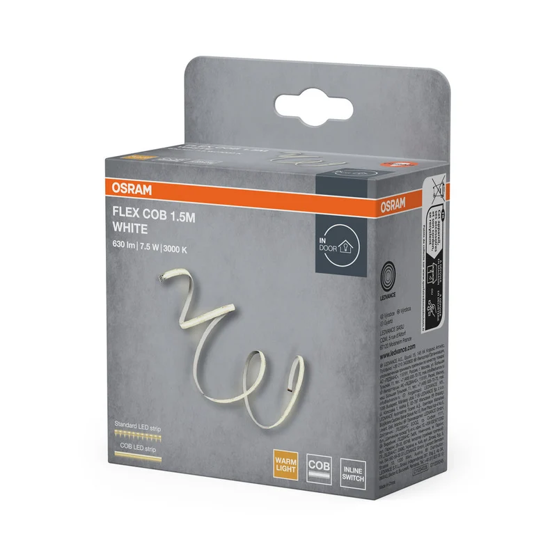 OSRAM FLEX COB 1.5M bande LED, jaune, 8W, 600lm