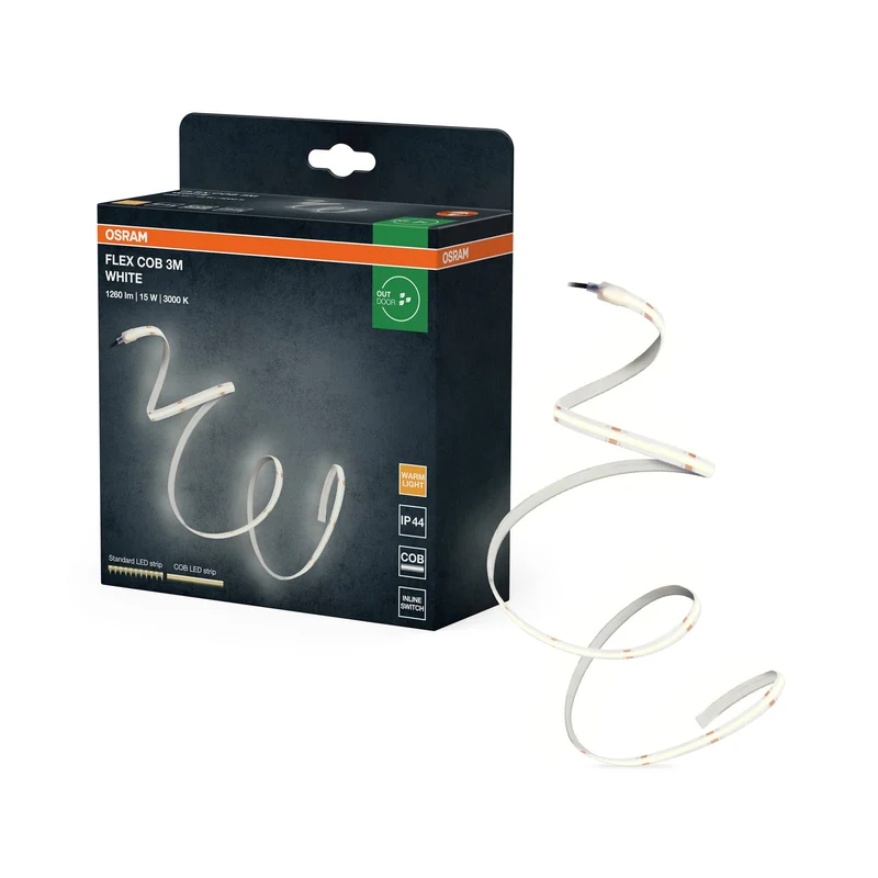 OSRAM FLEX COB EXTÉRIEUR 3M Bande LED, blanc, 13W, 1900lm