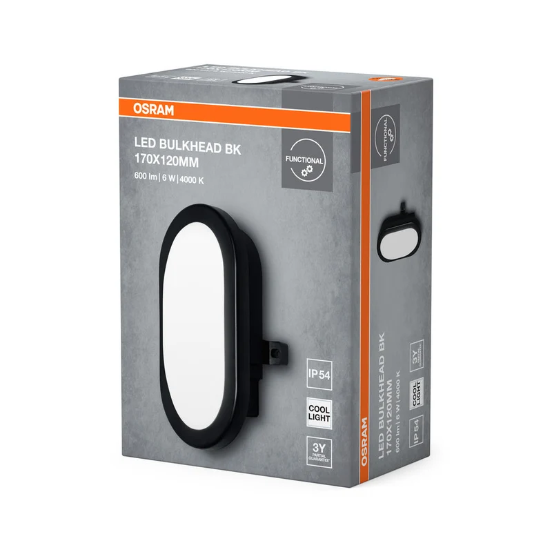 OSRAM LED Applique LED Plafonnier pour pièce humide 5,5W / 4000K Blanc froid