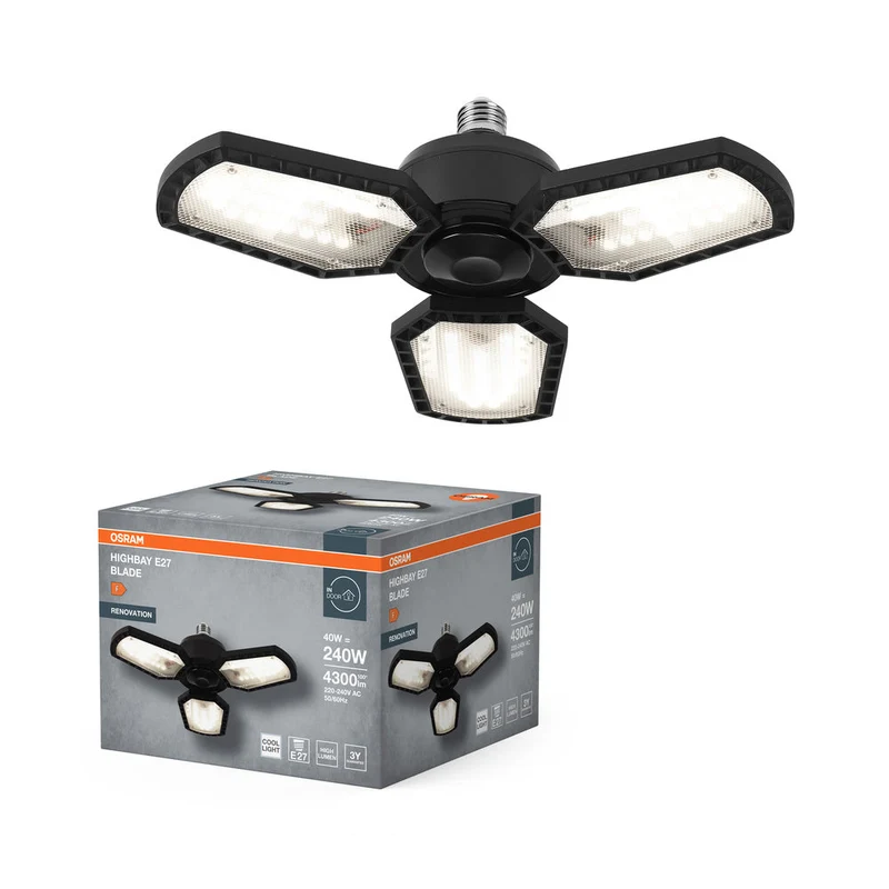 OSRAM Highbay Blade lampe de plafond avec ailes 40W 840 E27