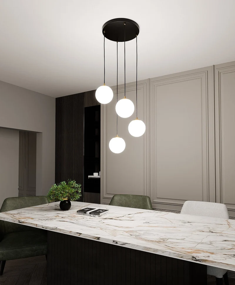 Suspension Verre Blanc