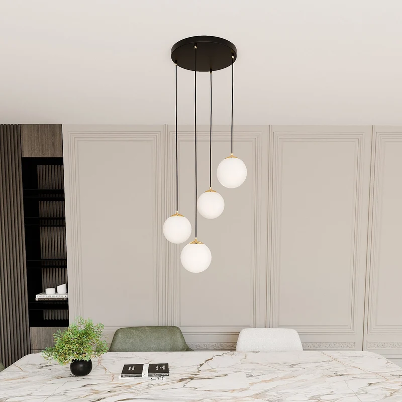 Suspension Verre Blanc