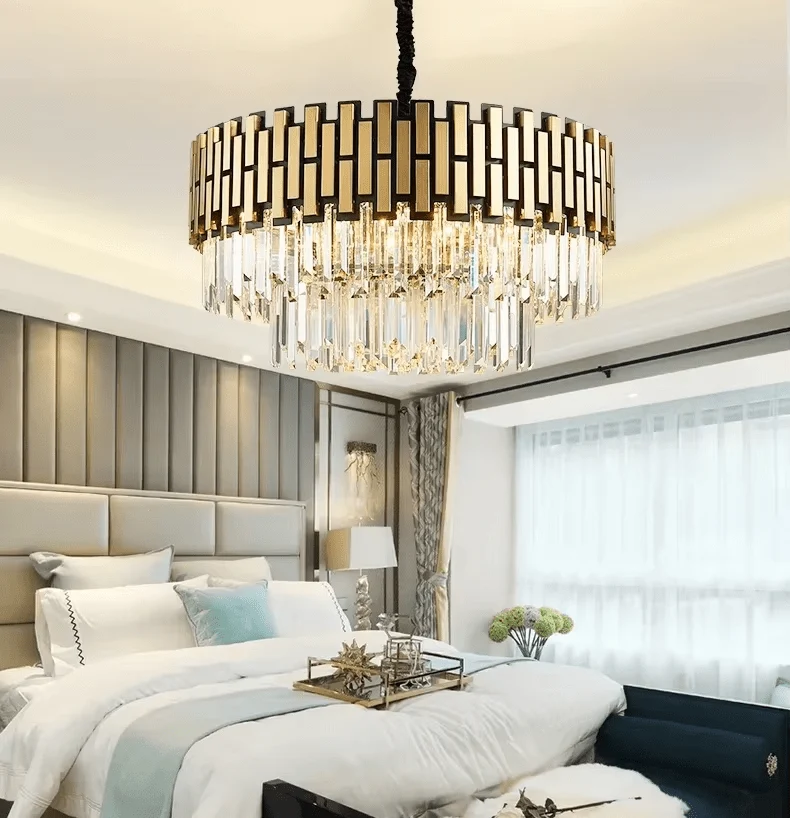 Lustre 1m Noir Moderne