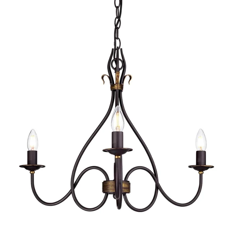 Petit Lustre Marron Cuisine
