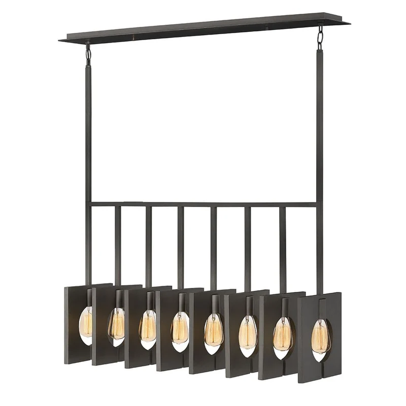 Lustre Suspension Noire