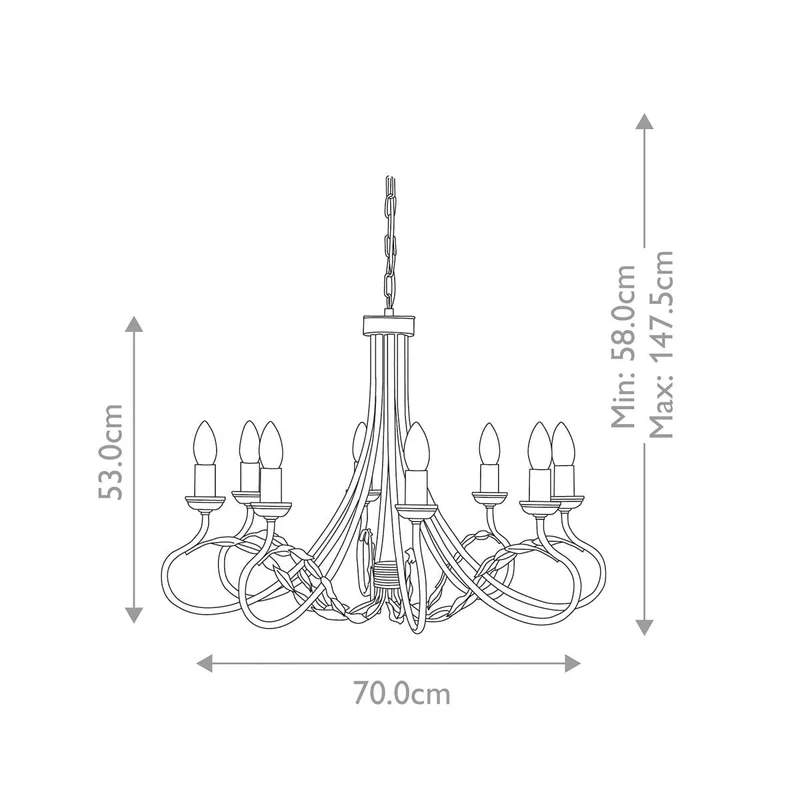 Chandelier Lustre Blanc