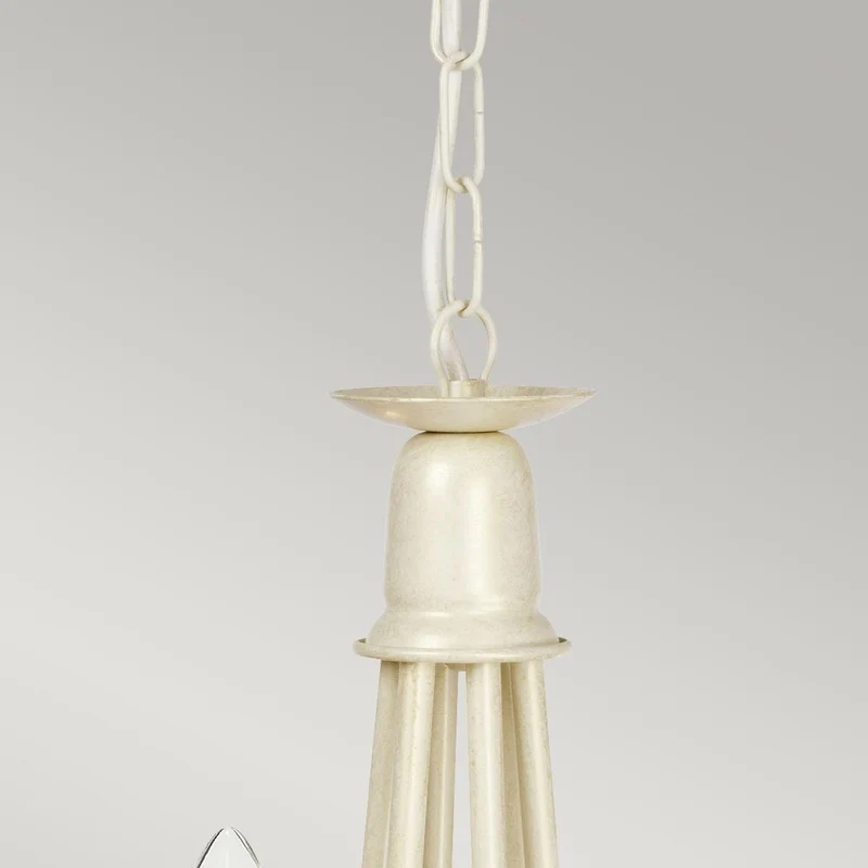 Petit Lustre Chandelier Blanc
