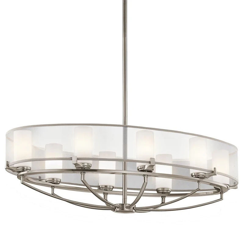 Lustre LED ovale de Cuisine
