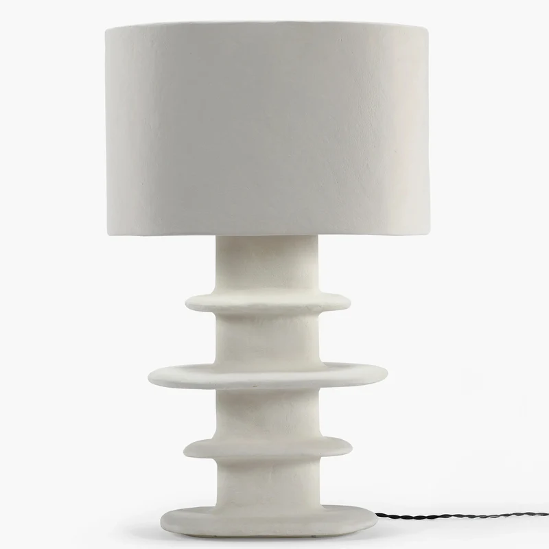 Serax Papier Maché Geometrical Earth Table Lamp