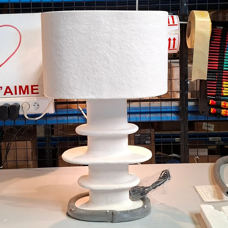 Serax Papier Maché Geometrical Earth Table Lamp - Second Chance