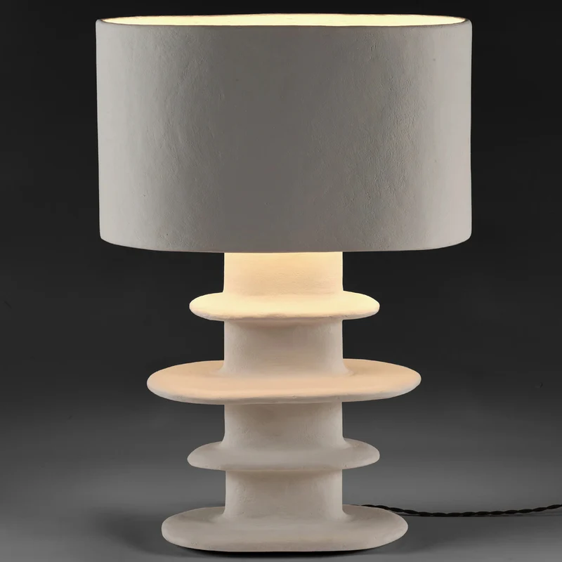 Serax Papier Maché Geometrical Earth Table Lamp