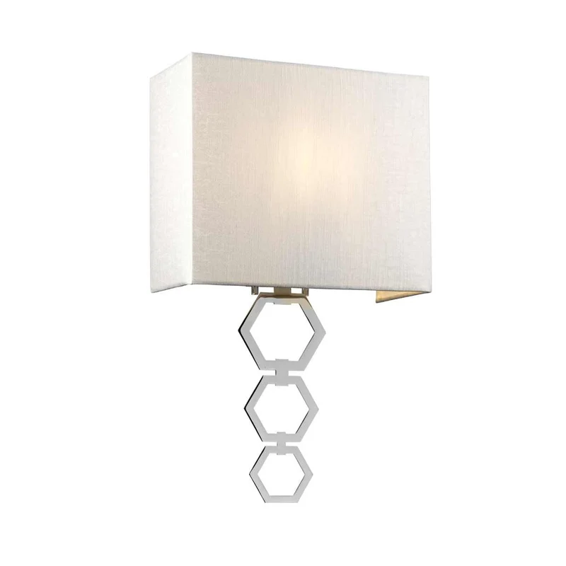 Applique Murale Blanc et Chrome