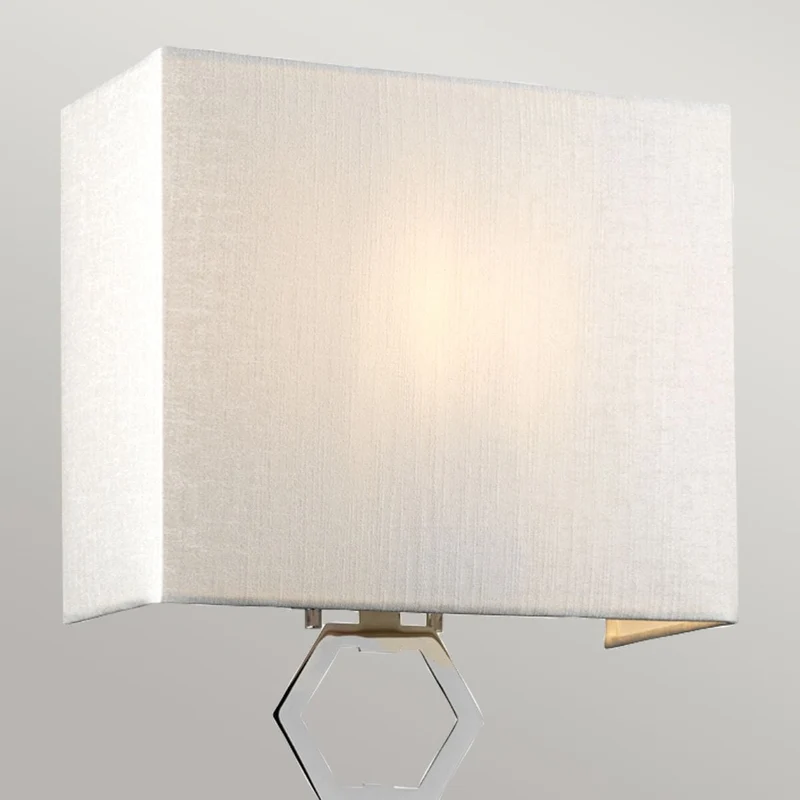 Applique Murale Blanc et Chrome