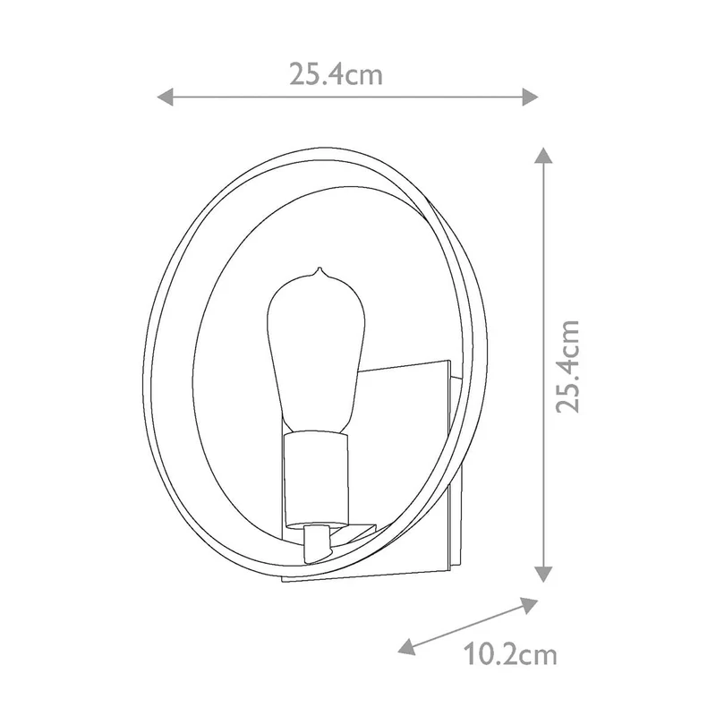 Luminaire LED Mural Argent