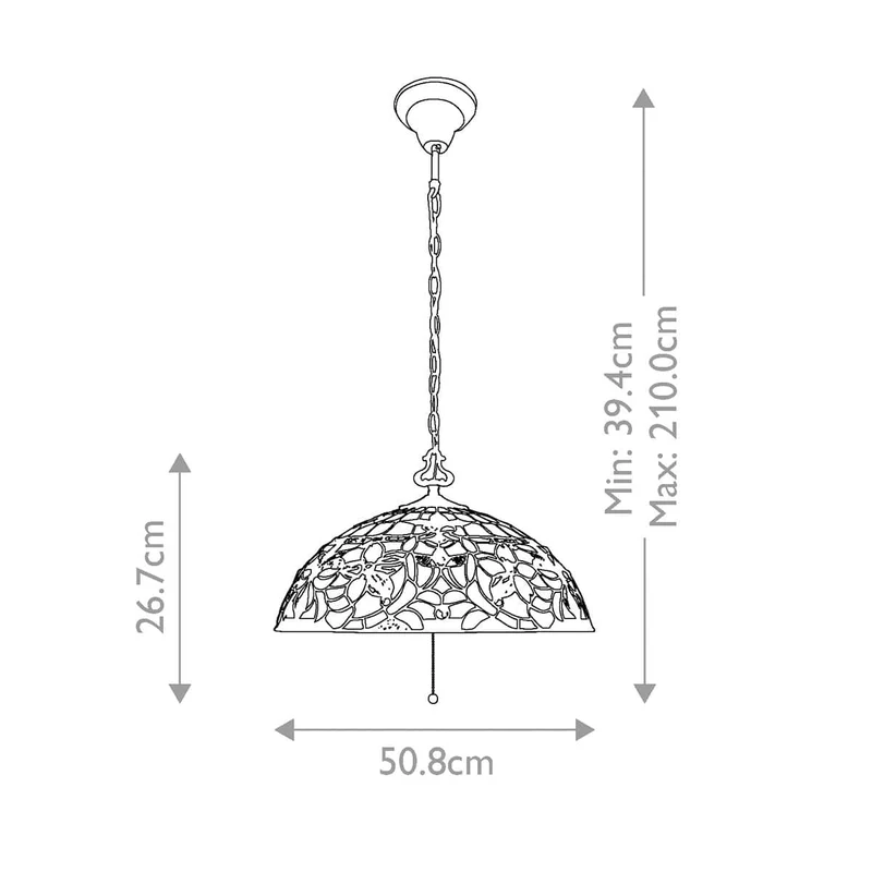 Suspension Vintage Tiffany