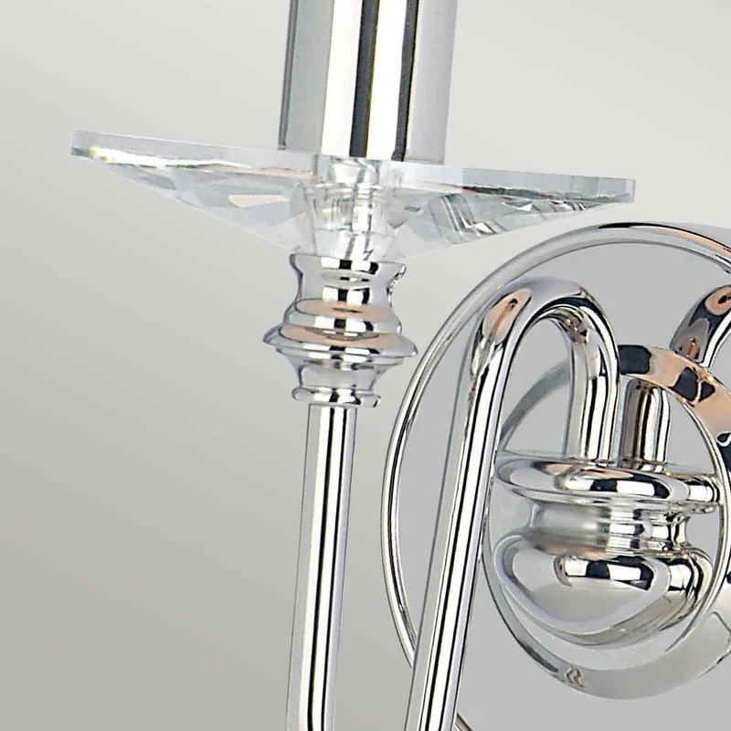 Applique murale vintage chrome