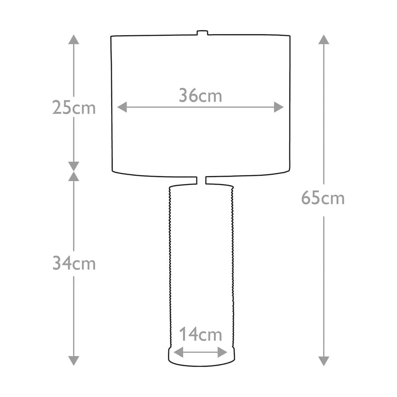 Lampe de table blanche moderne