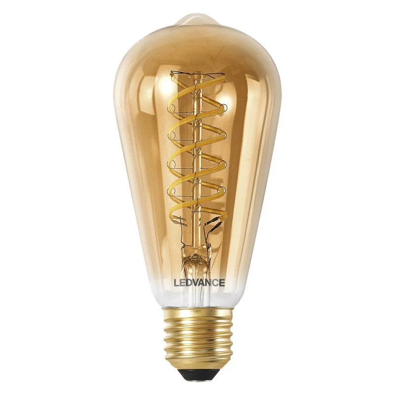 Ampoule LED Edison à filament LEDVANCE SMART+ Wifi E27 8 W 600 lm, 2 200…5 000 K, blanc réglable