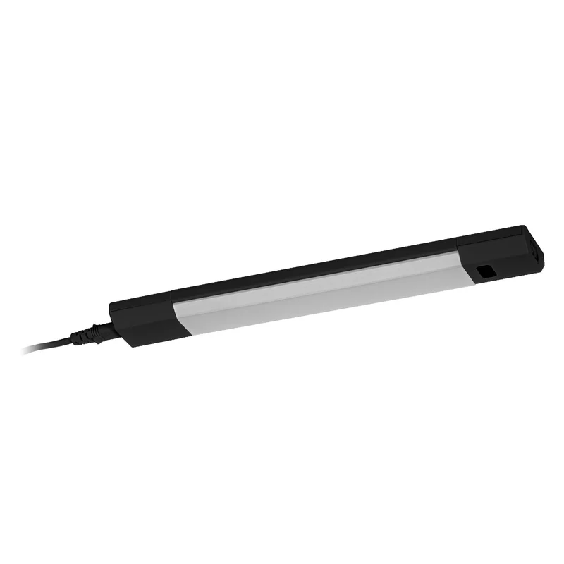 Spot sous meuble LEDVANCE LINEAR EDGE SENSOR 30cm CCT DIM Noir, 290 lm, 3000…4000…6500 K, blanc chaud|blanc froid|lumière du jour