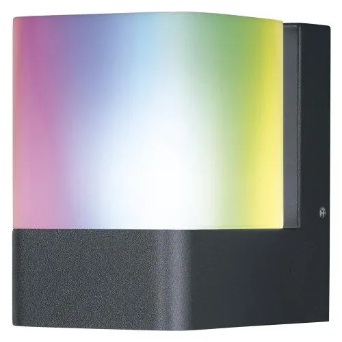 LEDVANCE Wifi SMART+ Applique murale extérieure Cube LED RGBW multicolore 9,5W / 3000K