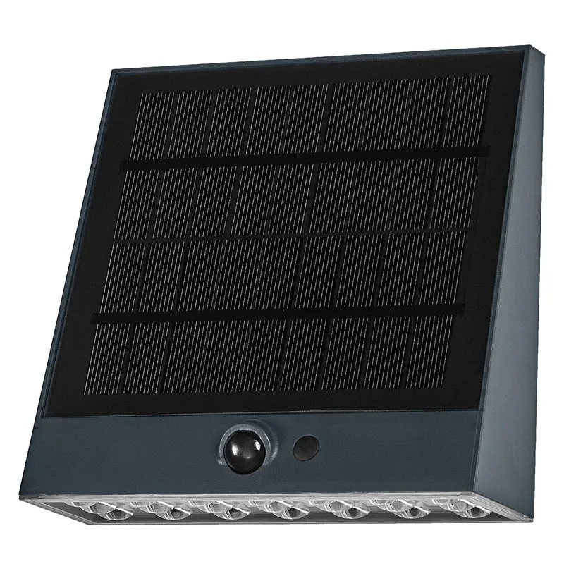 ENDURA STYLE SOLAR BRIGHT SENSOR Applique murale Fin IP54 Gris foncé