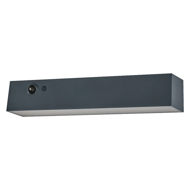 OSRAM ENDURA® STYLE SOLAR BRIGHT SENSOR Applique murale avec détecteur de mouvement IP54 Gris foncé