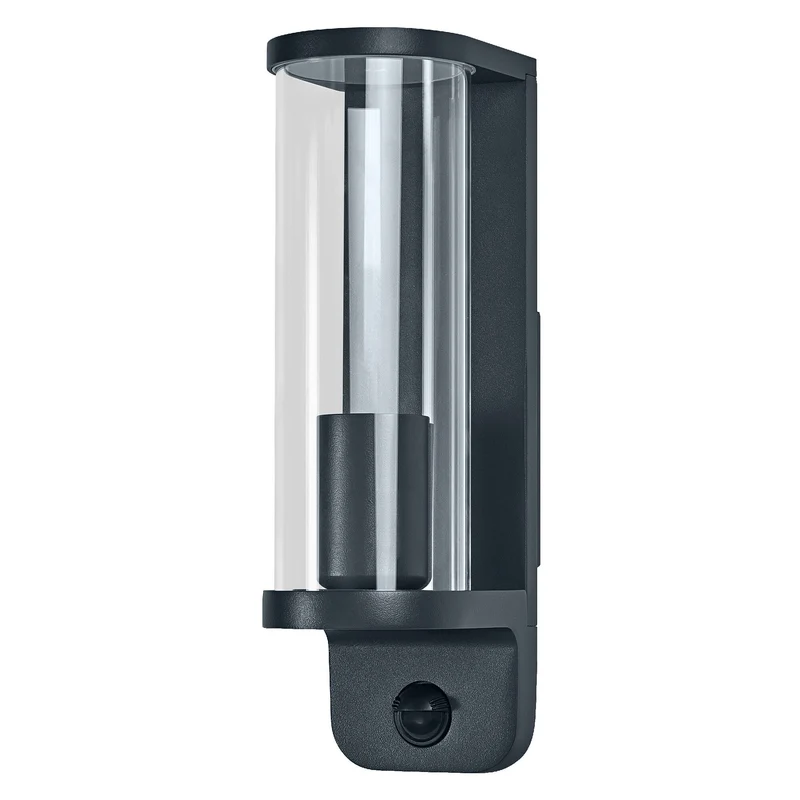 OSRAM ENDURA® CLASSIC TUBULAR Applique murale avec capteur E27 IP44 Gris foncé