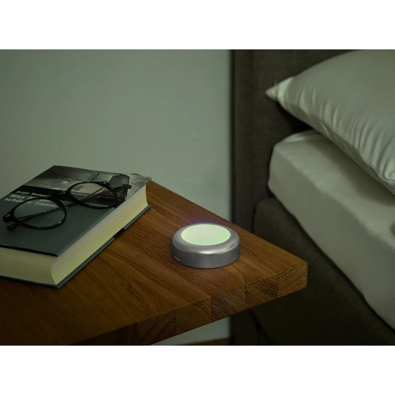 OSRAM Bluetooth SMART DOT-IT TWIST & SHAKE, point rechargeable, fonction bruit blanc, RGBW, 4000K