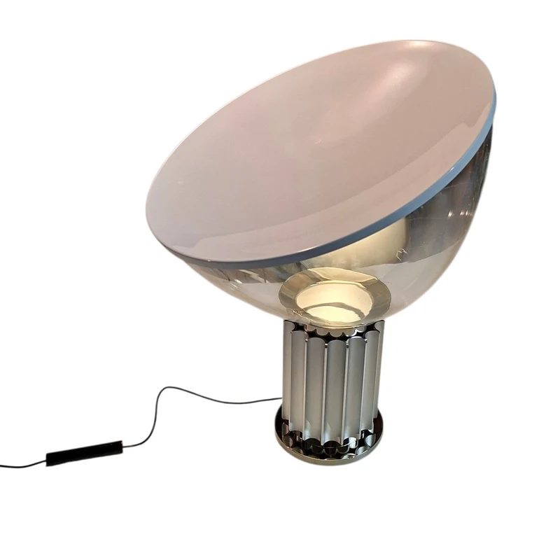 Flos Taccia Table Lamp (Taccia / Small / Anodized silver) - Second Chance