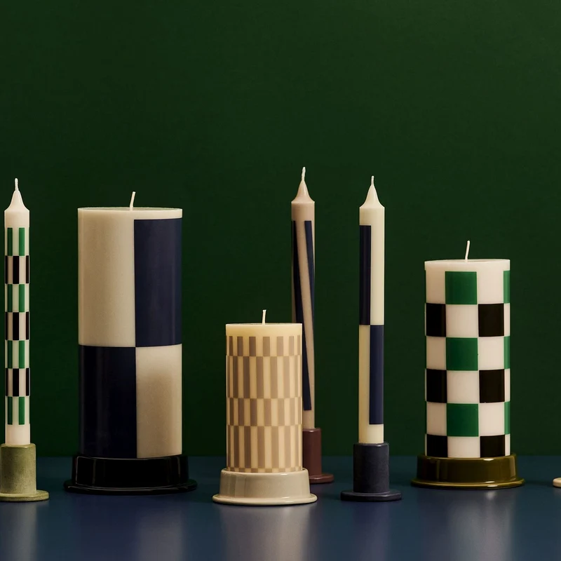 Hay Column Candleholder