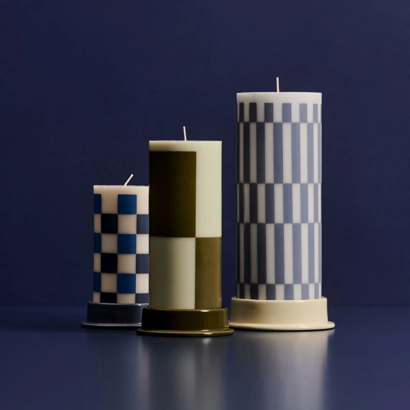 Hay Column Candleholder