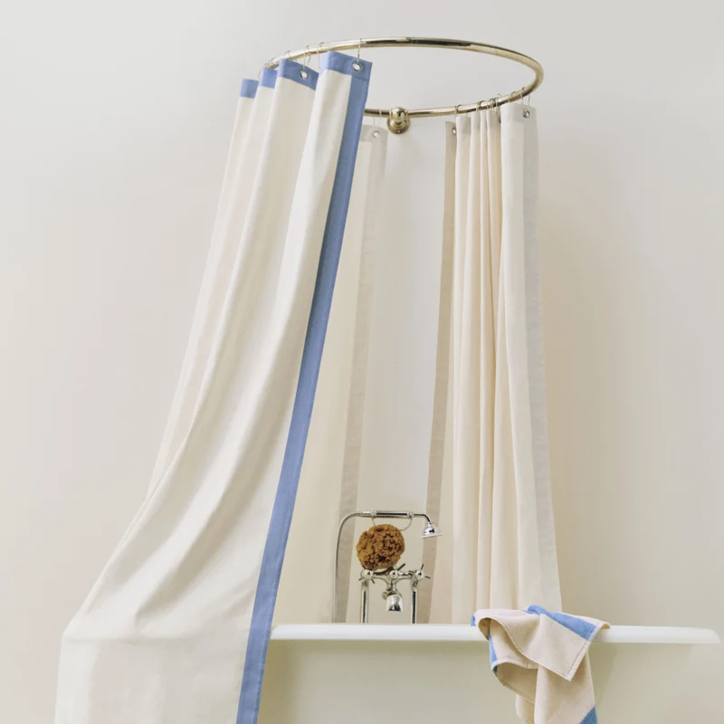 Hay Outline Shower Curtain