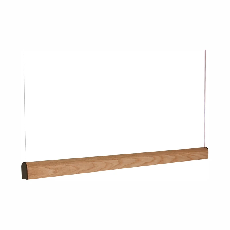 Tunto Curve - 880 mm - Oak / Black Pendant
