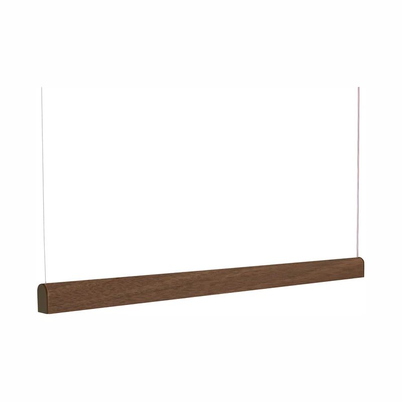 Tunto Curve - 2000 mm - Walnut / Black Pendant