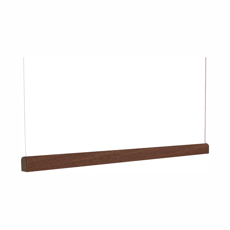 Tunto Curve - 2000 mm - Walnut / Black Pendant