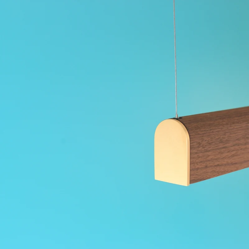 Tunto Curve - 1720 mm - Black / Black Pendant
