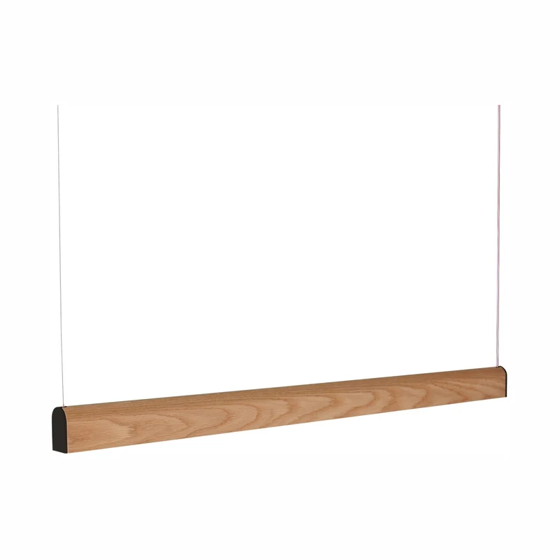Tunto Curve - 1160 mm - Oak / Black Pendant