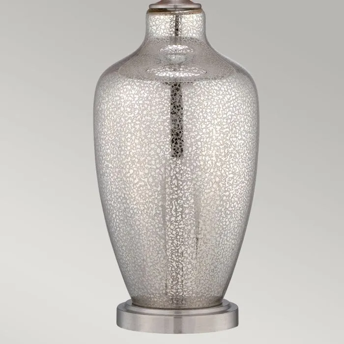Lampe de table verre mercure