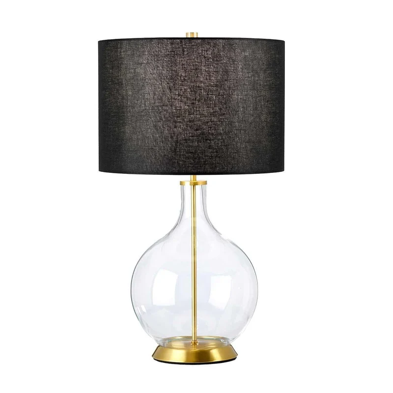 Lampe de table Orb (complétée par un abat-jour noir) 1 lumière