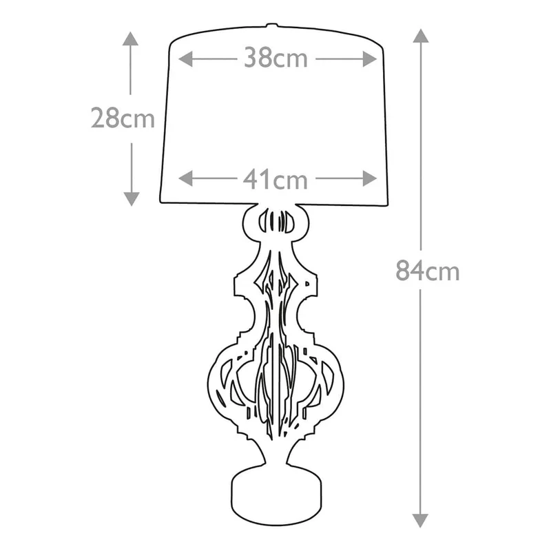 Lampe Design Dorée