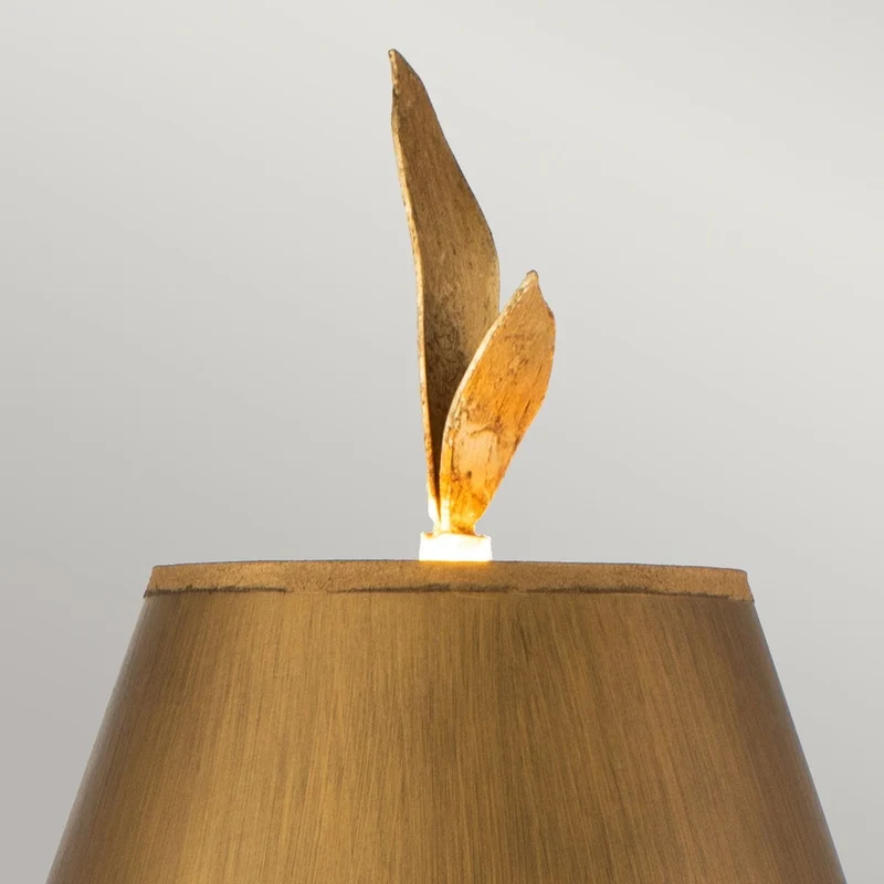 Lampe de table Red 1 lumière - Feuille d'or