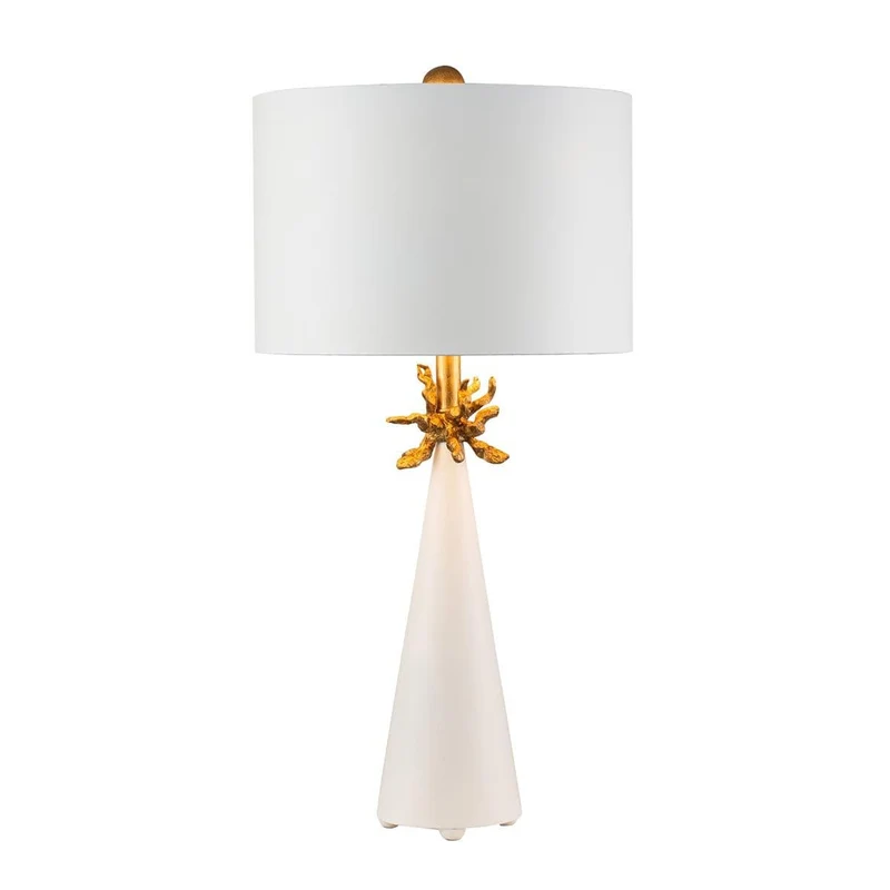 Luminaire blanc de table