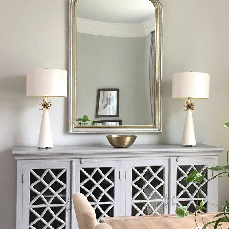 Luminaire blanc de table