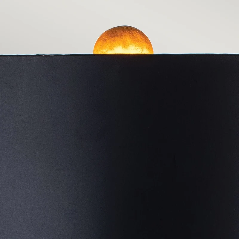 Lampe à poser noire pour salon