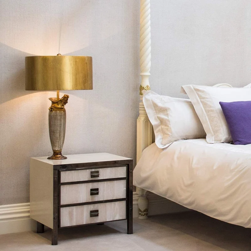 Lampe de table dore luxe italien