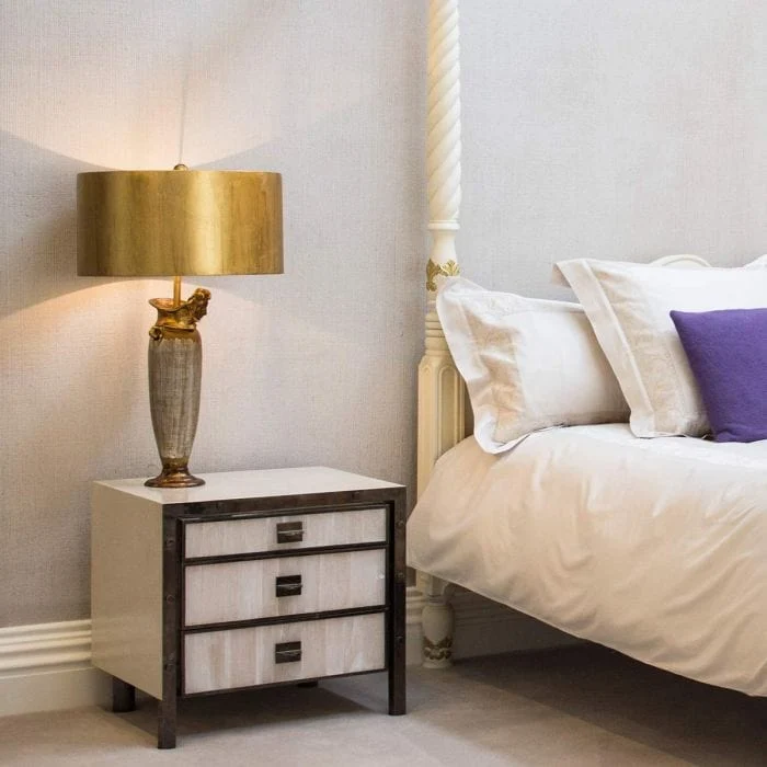Lampe de table dore luxe italien