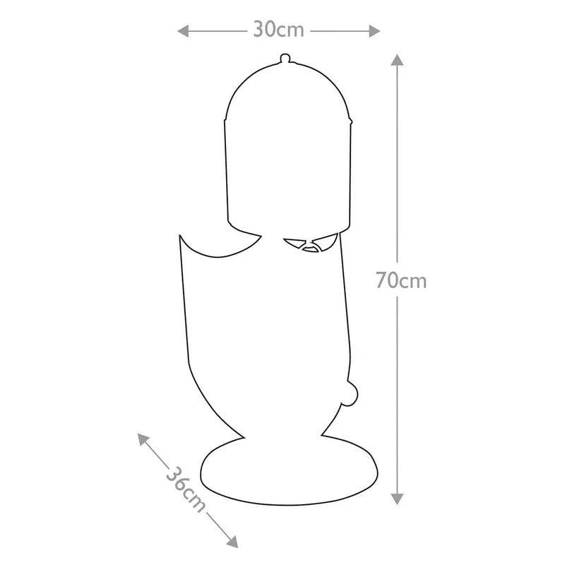Lampe de table Crusader 1 lumière