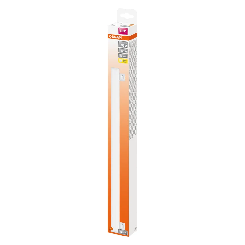 Lampe LED OSRAM LEDINESTRA® BASE 6W 827 Frosted S14S, 640 lm, 2700 K, blanc chaud