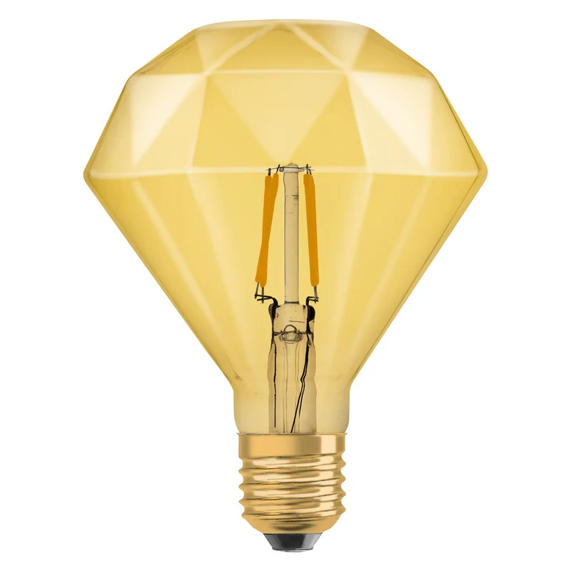 Lampe LED OSRAM VINTAGE 1906® Formes SPECIAL LED 4W 824 Gold E27, 470 lm, 2400 K, Lumière Chaude et Confortable